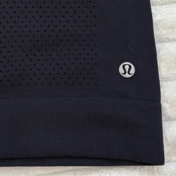 LULULEMON Breeze By Long Sleeve Navy Blue Size 4 - Picture 5 of 10